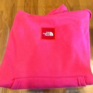 North Face Pink Hoodie Sweatshirt